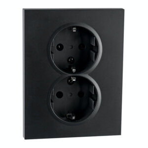 SG Flat/lav (Krever oval veggboks), SORT