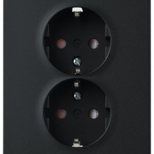 ELKO PLUSS Flat/lav (Krever oval veggboks), SORT