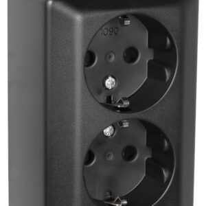 ELKO påvegg, STIKKONTAKT, SORT