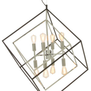 CUBES TAKPENDEL SVART/KROM