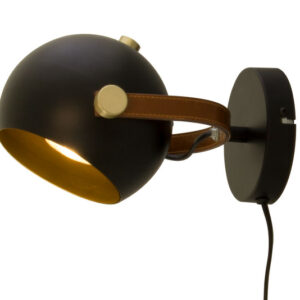 BOW VEGGLAMPE SVART, BESTILLINGSVARE