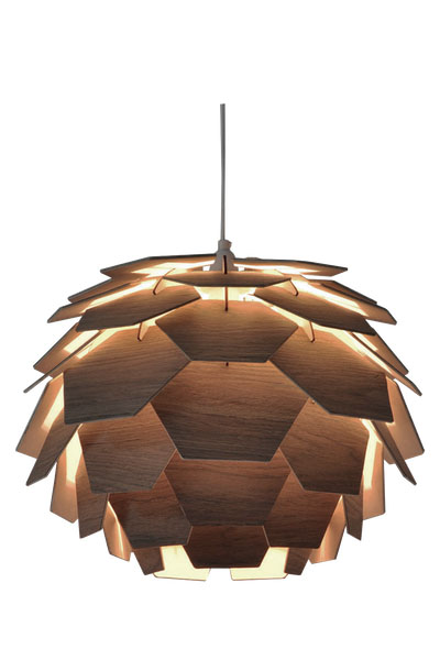 Carpatica taklampe Ø41cm brun E27, BESTILLINGSVARE
