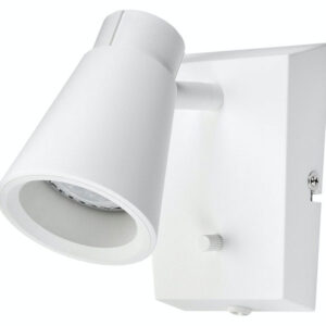 ZOOM SQUARE M-HVIT 6W DIM LESELAMPE