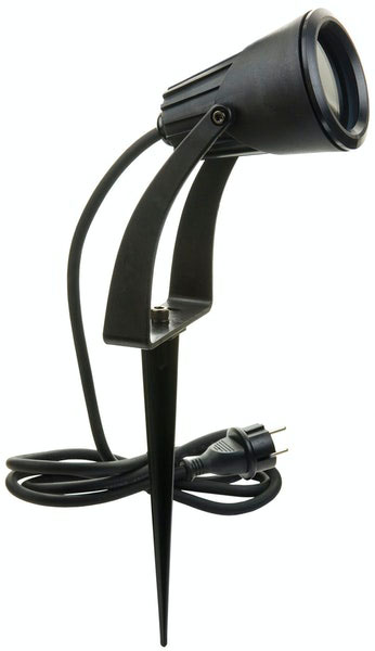 3104400 FLORA SORT 5W LED 230V, INKLUDERT NEDGRAVD KOBLINGSBOKS I JORDA.