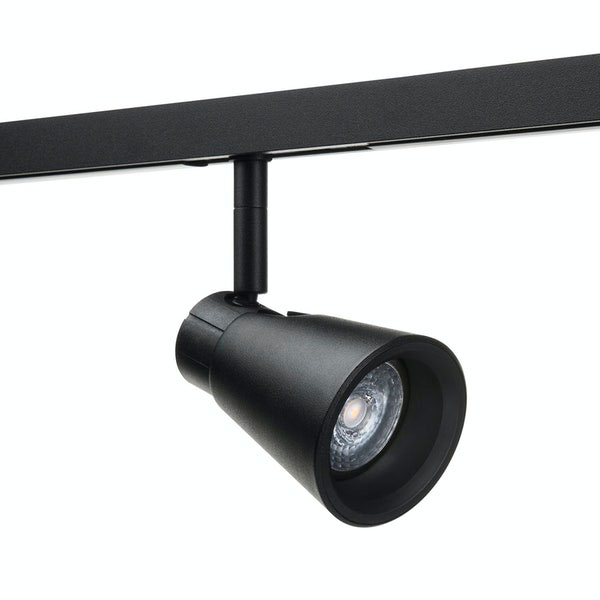 SG, spot til lysskinne ZIP ZOOM MATT-HVIT 6,5W LED, SORT