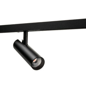 SG, spot til lysskinne ZIP TUBE MICRO HVIT 27K, SORT