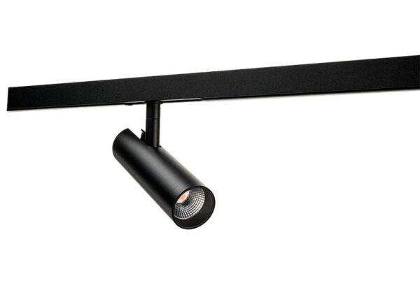 SG, spot til lysskinne ZIP TUBE MICRO HVIT 27K, SORT