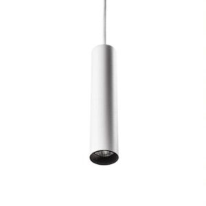 SG, pendel til lysskinne, Zip tube Pendel Micro hvit
