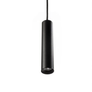 SG, pendel til lysskinne, Zip tube Pendel Micro hvit, SORT
