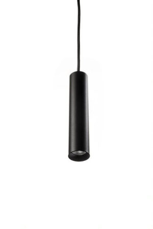 SG, pendel til lysskinne, Zip tube Pendel Micro hvit, SORT