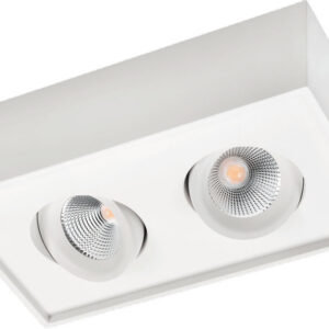 SG CUBE LUX 2X HVIT 2700K, UTENPÅLIGGENDE