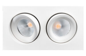 SG JUNISTAR LUX SQ 2X HVIT 27K, KREVER TAKKASSE
