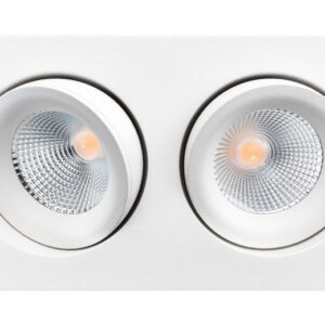 SG JUNISTAR LUX SQ 2X HVIT 27K, KREVER TAKKASSE