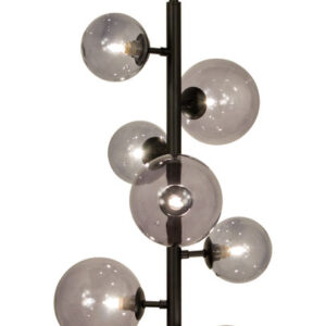 MOLEKYL TAKLAMPE SVART/RØK