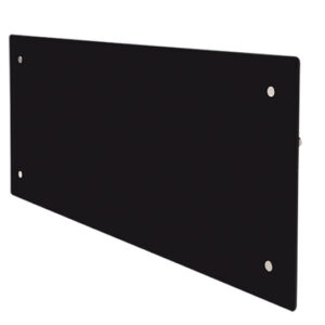 PANELOVN, GLASS 400W SORT (LITT LEVERINGSTID)