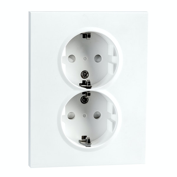 SG FLAT/LAV STIKKONTAKT (Krever oval veggboks, (GÅR IKKE I BETONGVEGG) PÅKREVD 1 PER 2 METER KJØKKENBENK