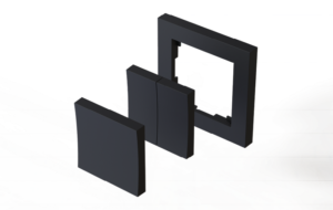 PLEJD, TRÅDLØS DIMMER, SORT, FRA TO STEDER