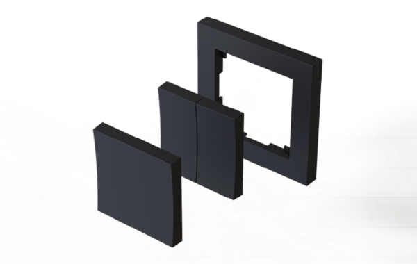 PLEJD, TRÅDLØS DIMMER, SORT, FRA TO STEDER